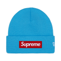 Supreme New Era Box Logo Beanie 'Cyan'