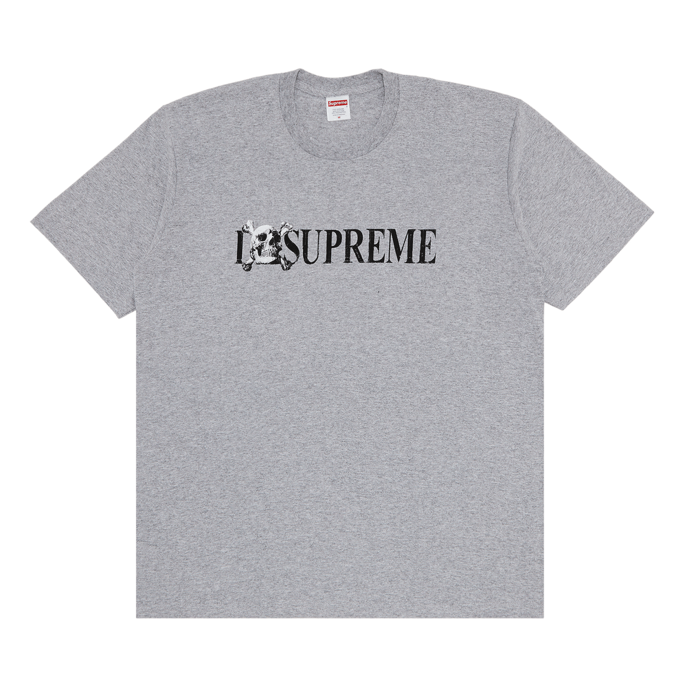 Supreme Skull Tee 'Heather Grey'