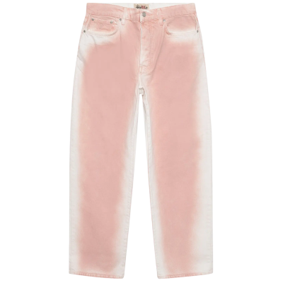 Stussy Spray Dye Big Ol Jeans Faded Pink