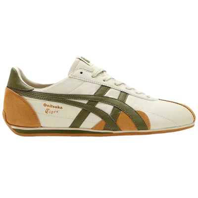 Onitsuka Tiger Runspark Beige Olive Green Mustard Yellow