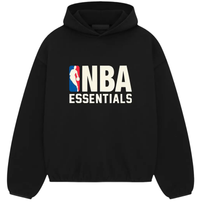 Fear of God Essentials x NBA Hoodie Black