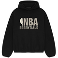 Fear of God Essentials x NBA Hoodie Black SS25