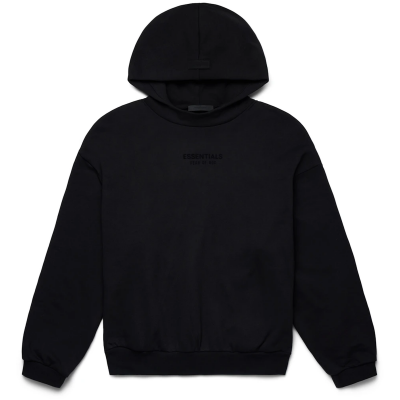 Fear of God Essentials Hoodie Jet Black
