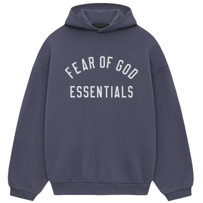 Fear of God Essentials Fleece Hoodie Marine
