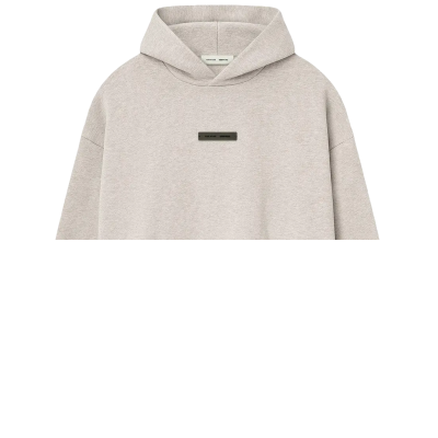 Fear of God Essentials Classic Fleece Hoodie Heather Stone
