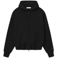 Fear of God Essentials Classic Fleece Zip-Up Hoodie Jet Black