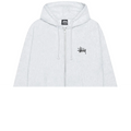 Stussy Basic Stussy Zip Hoodie Ash Heather