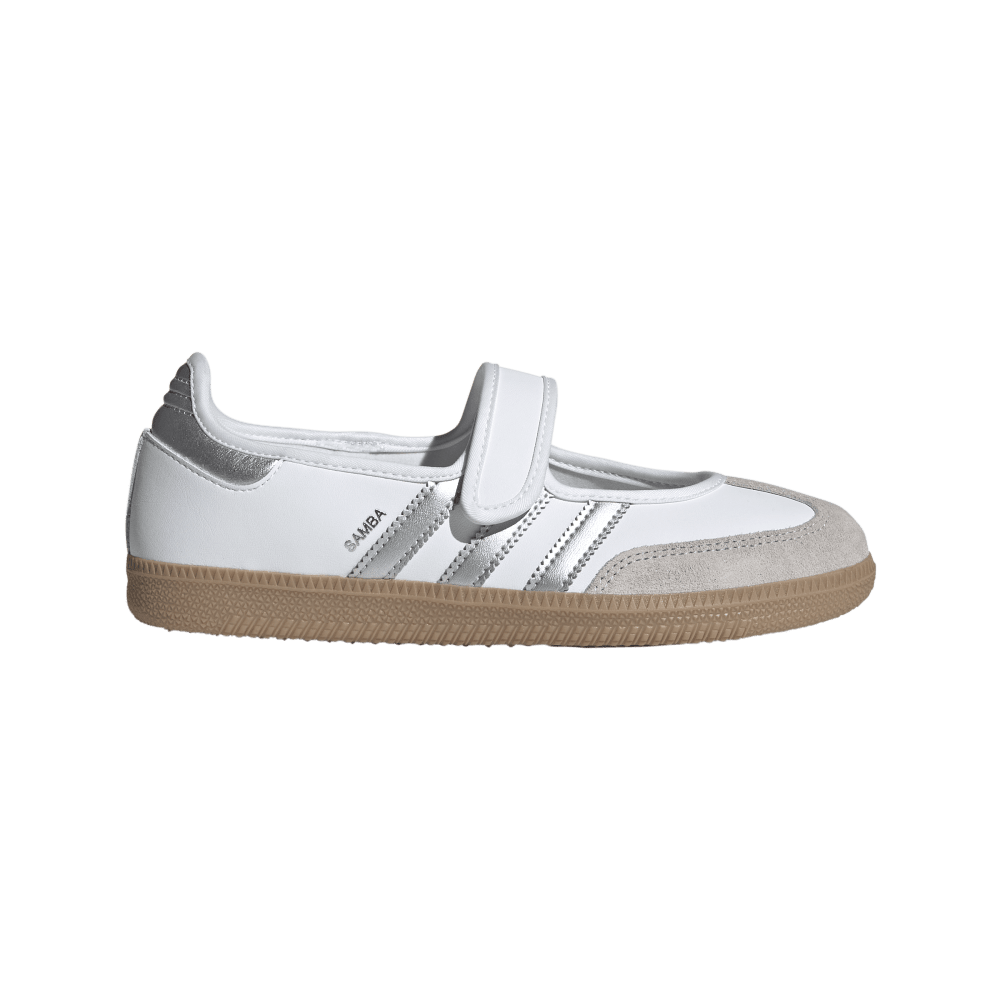 adidas Samba Jane White Silver Metallic (Women's)
