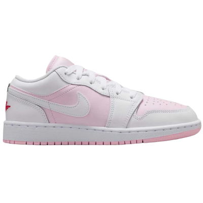 Air Jordan 1 Low Pink Foam Fire Red White