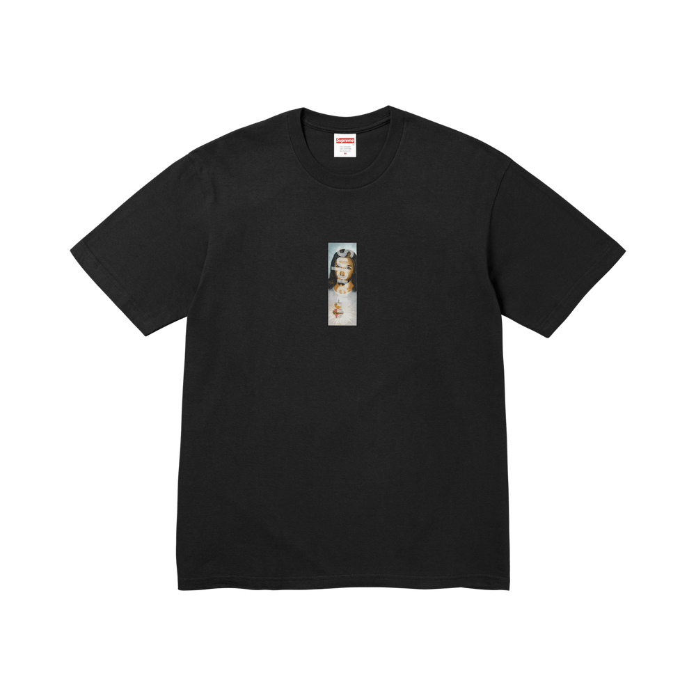 Supreme Prayer Card Box Logo Tee 'Black'