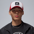 Jordan Rise Jumpman Trucker Cap White Red