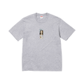Supreme Prayer Card Box Logo Tee 'Heather Grey'
