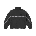 Supreme Logo Taping Track Jacket 'Black'