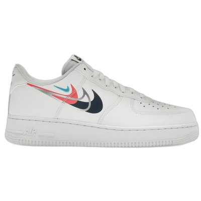 Nike Air Force 1 Low '07 Quadruple Swoosh White Navy Crimson