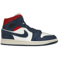 Air Jordan 1 Mid French Blue Gym Red