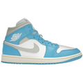 Air Jordan 1 Mid Dark Powder Blue White Sail Neutral Grey