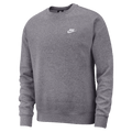 Nike Sportswear Club Fleece Men's Crew Charcoal Heather/White