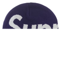 Supreme Big Logo Beanie FW25 Purple