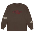 Travis Scott Reverse Jack Long-Sleeve Tee Brown
