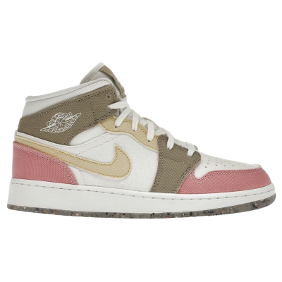 Air Jordan 1 Mid SE Pastel Vivid Green Grind