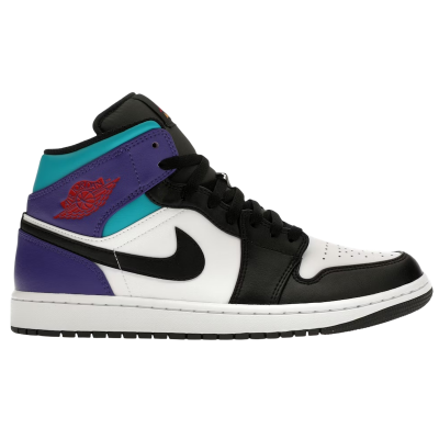 Air Jordan 1 Mid Court Purple Tropical Twist
