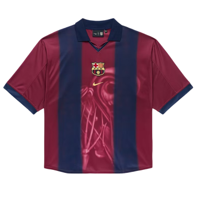 Travis Scott x Nike x FC Barcelona Retro 2000/01 Home Skeleton Jersey Multicolor