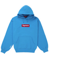 Supreme Box Logo Hooded Sweatshirt Cyan FW25