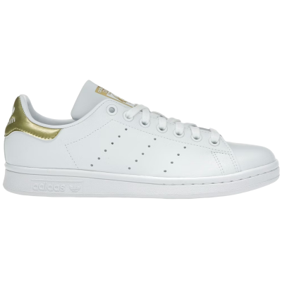 Adidas Stan Smith White Gold Metallic