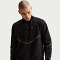 Nike Men's Dri-Fit Retro Running Track Jacket Black