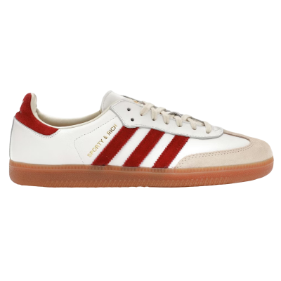 Adidas Samba Sporty & Rich White Collegiate Burgundy