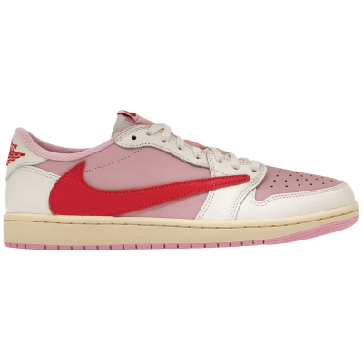 Air Jordan 1 Retro Low OG SP Travis Scott Sail Tropical Pink