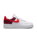 Nike Air Force 1 Low '07 White Light Crimson Gold Charm Bracelet (Women's)