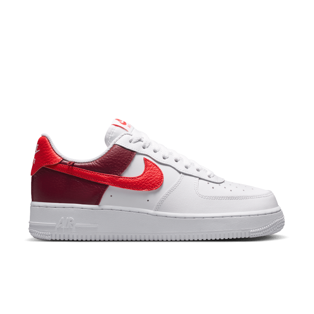 Nike Air Force 1 Low '07 White Light Crimson Gold Charm Bracelet (Women's)