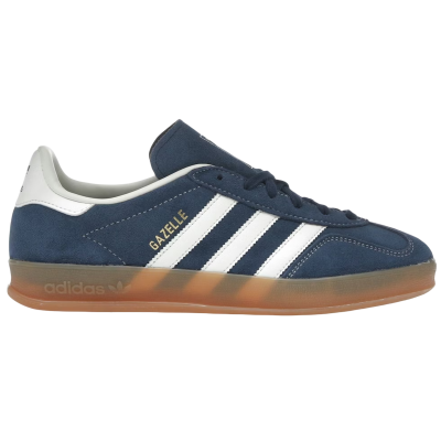 Adidas Gazelle Indoor Night Indigo Off White Gold Metallic
