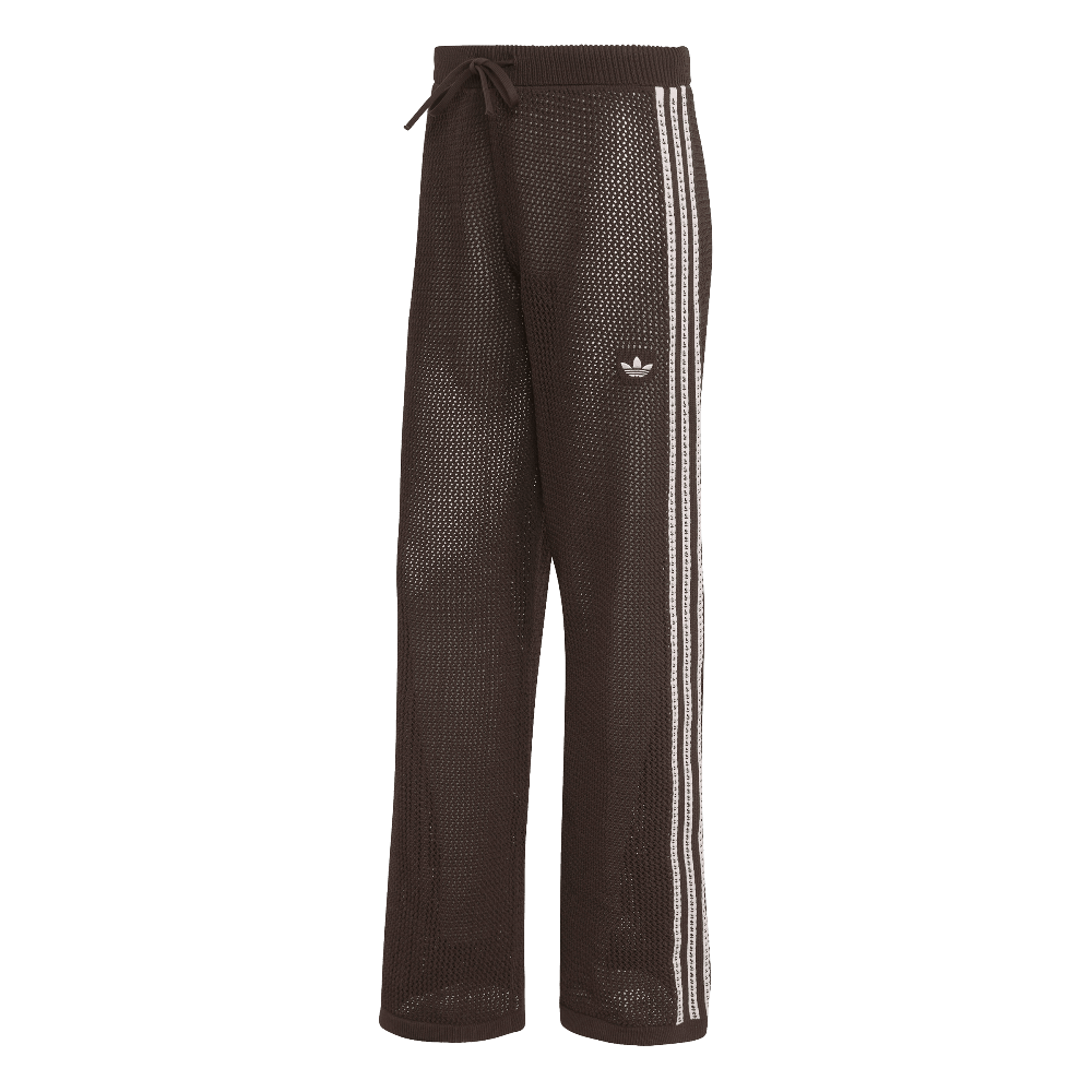 Adidas Knitted Crochet Firebird Track Pants Aurora Coffee