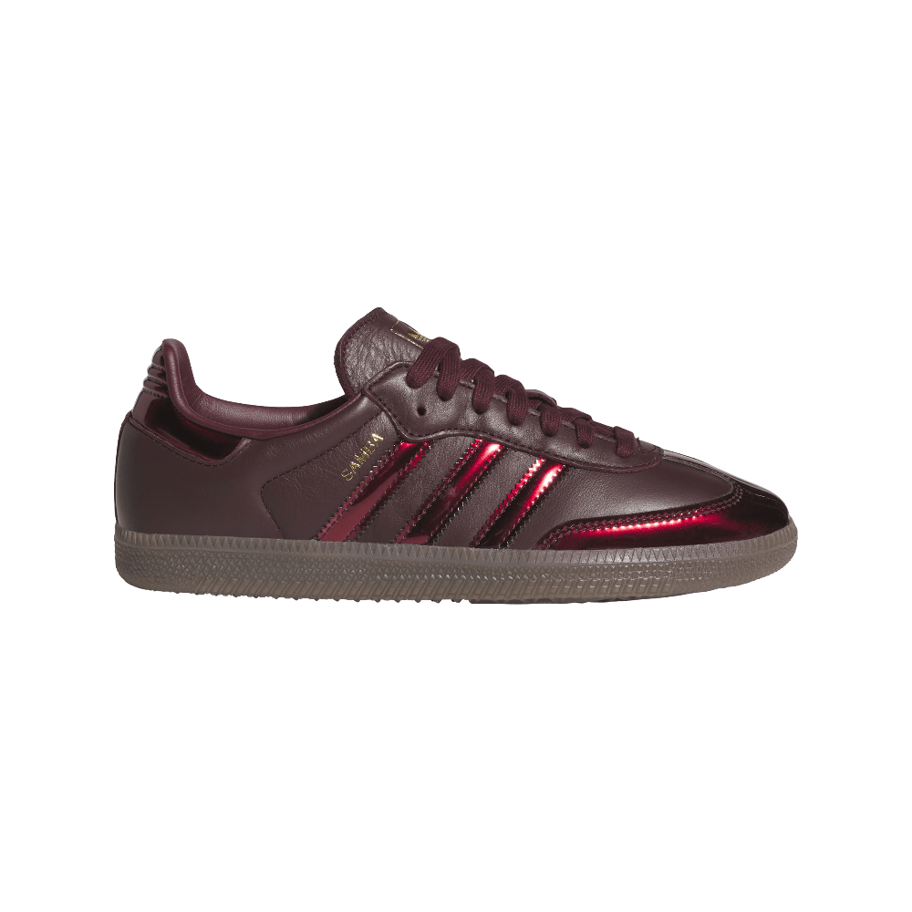 adidas Samba OG Maroon Gold Metallic (Women's)