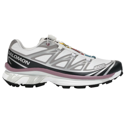 Salomon XT-6 White Black Dusky Orchid