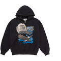 Supreme MM6 Maison Margiela Eagle Zip Up Hooded Sweatshirt Black