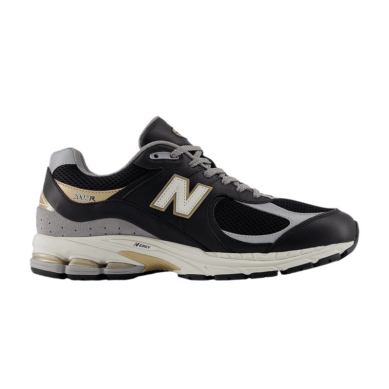 New Balance 2002R Black Sea Salt Gold Metallic