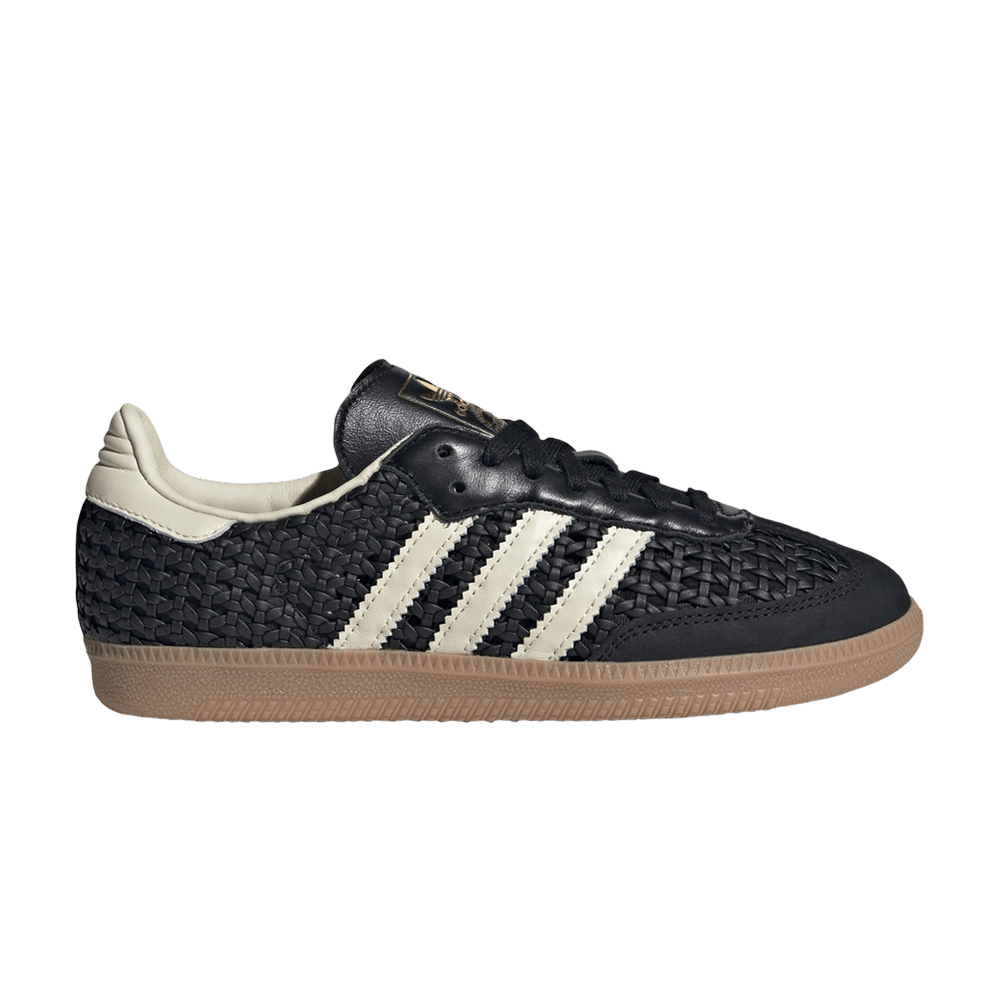 adidas Samba OG Basketweave Black Cream White (Women's)