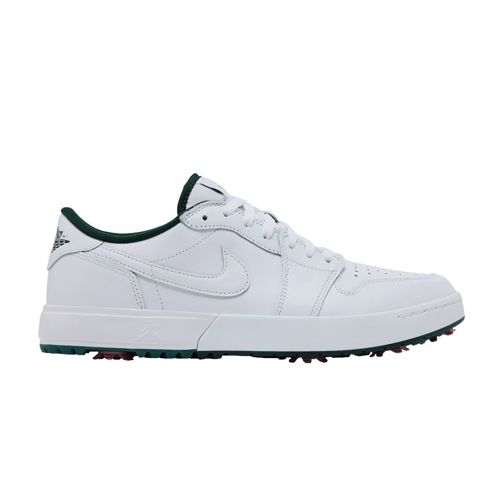 Jordan 1 Low Golf Spiked White Fir Elemental Pink