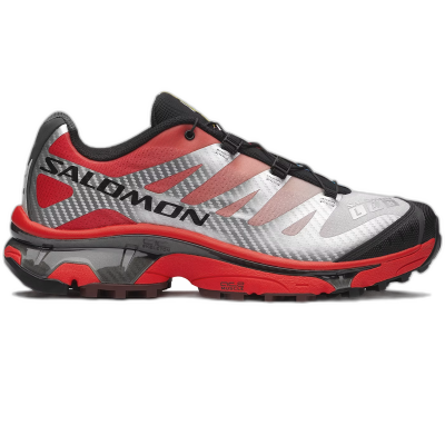 Salomon XT-4 OG Silver Black Fiery Red