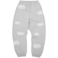 Corteiz x Denim Tears Island Wreath Sweatpant Heather Grey