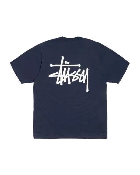 Stussy Tee Basic Navy