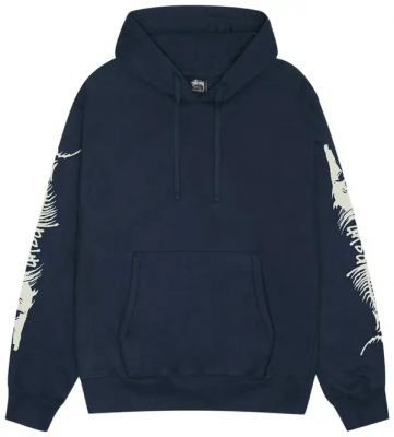 Stussy Barracuda Hoodie Navy