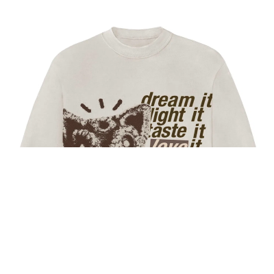 Travis Scott D.L.T.L.F.R.T. Crewneck Natural